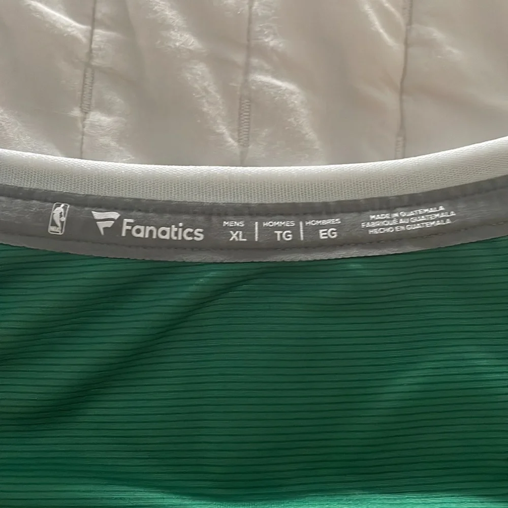 Boston Green Men's Basketball Jersey - Number 7